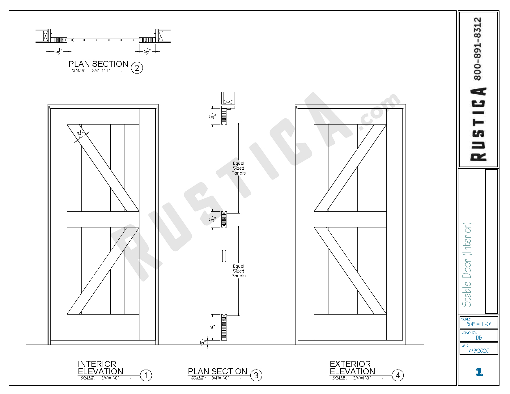 Stable Interior Door Rustica
